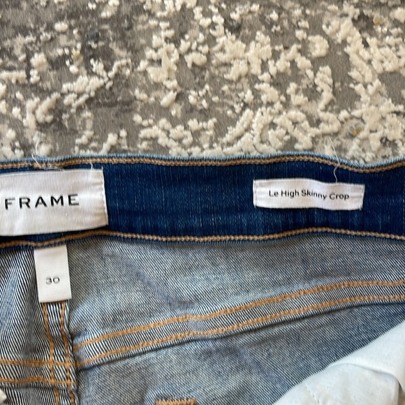 Frame LeHigh High Rise Ripped Jeans 30 - Picture 3 of 13